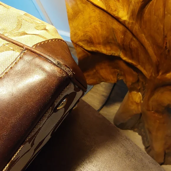 VINTAGE COACH HAMPTON SHOULDER BAG - Picture 10 of 12